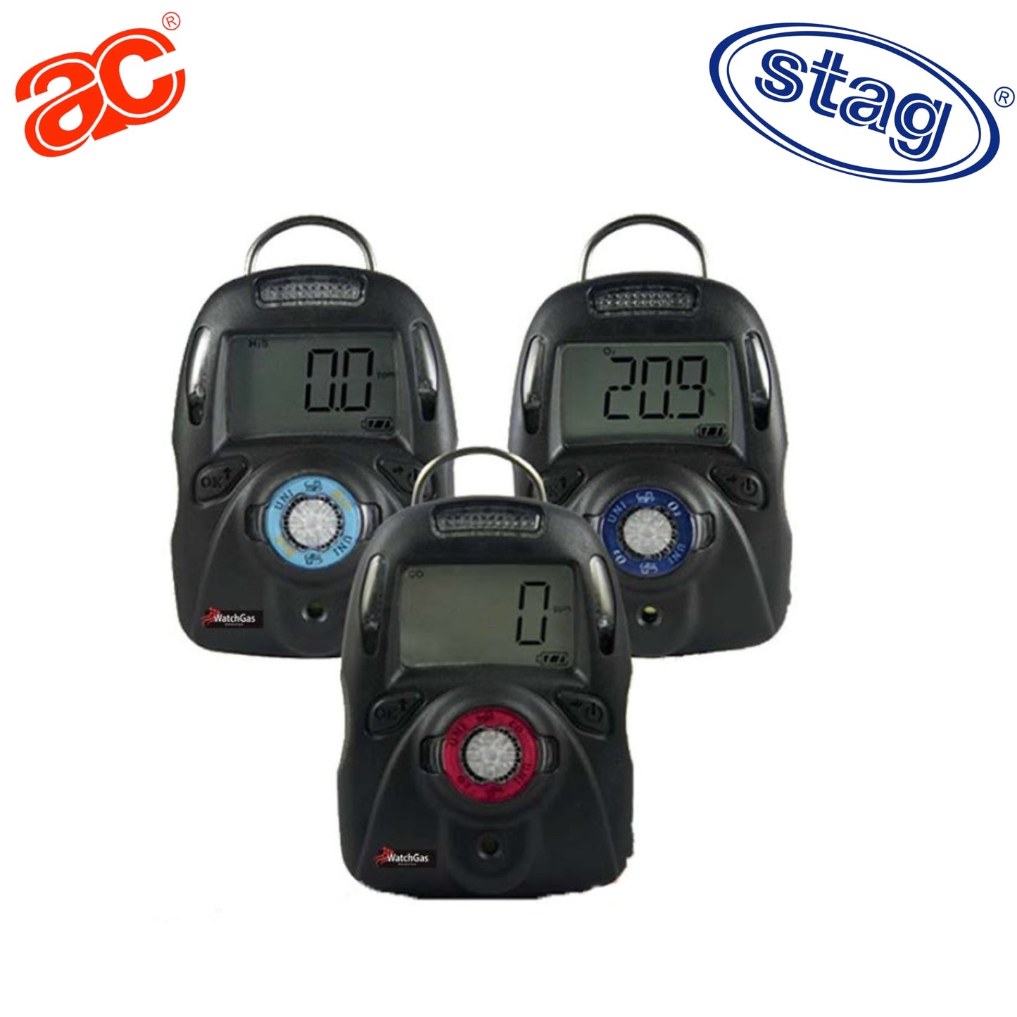 Detector personal de gas Mod. UNI con sensor O3-ozono-rango 0-5ppm