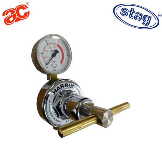 847-15-OX Regulador de Oxígeno para canalizaciones de alto caudal de gas con manómetro