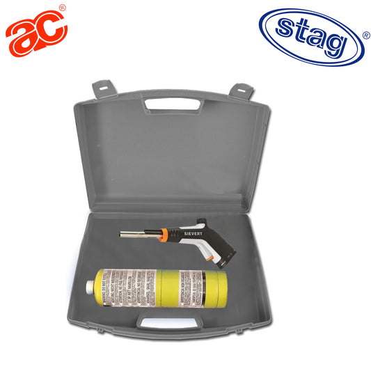 Equipo de soldadura con cartucho desechable. Maletín Powerjet Gas Map Sievert
