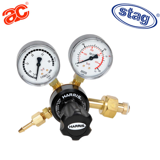 801DB-30L-AR/CO2 Regulador con caudalímetro 30 LPM