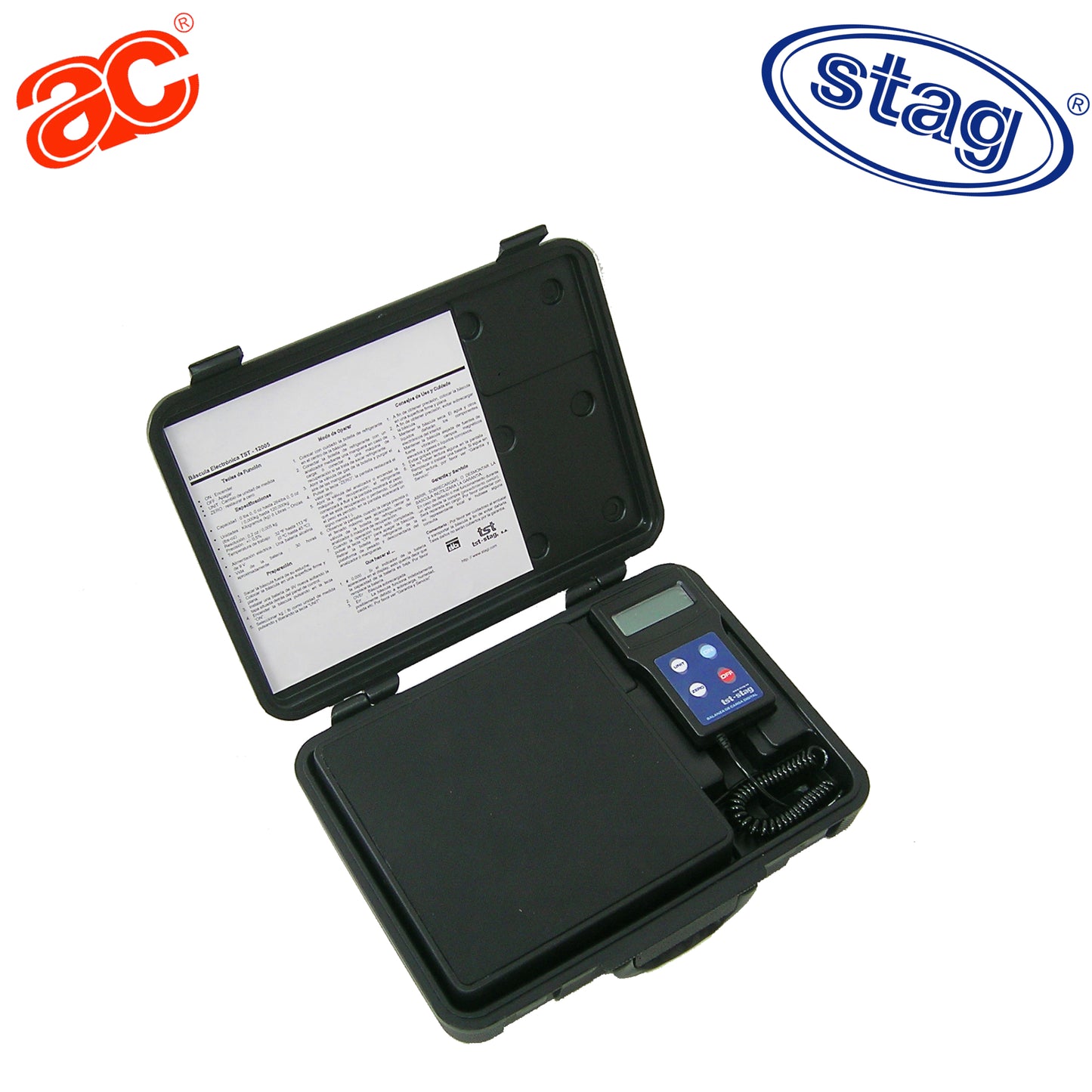 TST-12005 Balanza digital de carga para refrigerante hasta 120 Kg