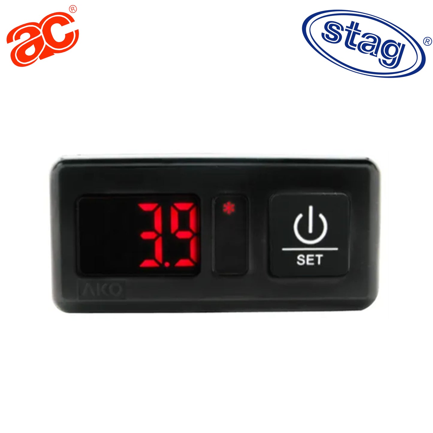 AKO-D14023 Termómetro panel SLIM 230V Sonda NTC 1,5m - OUTLET