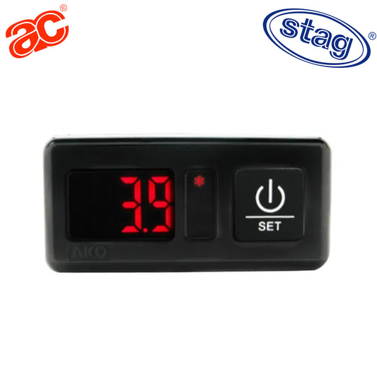 AKO-D14023 Termómetro panel SLIM 230V Sonda NTC 1,5m - OUTLET