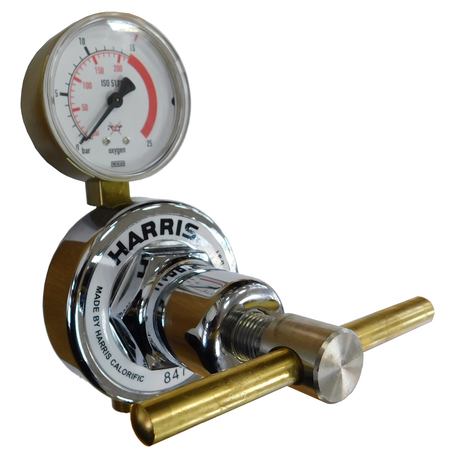 847-15-OX Regulador de Oxígeno para canalizaciones de alto caudal de gas con manómetro
