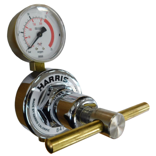 847-15-OX Regulador de Oxígeno para canalizaciones de alto caudal de gas con manómetro