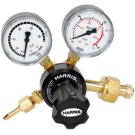 801DB-30L-AR/CO2 Regulador con caudalímetro 30 LPM