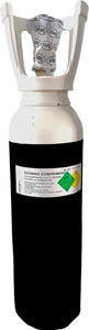 Botella B-5 (5 Litros) cargada con gas Oxígeno comprimido con tulipa