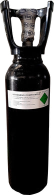 Botella B-5 (5 Litros) cargada con gas Nitrógeno comprimido con tulipa