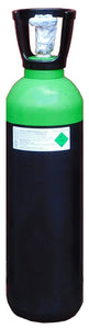 Botella B-11 (11 Litros) cargada con mezcla de gas Argón - CO2 15% comprimido con tulipa