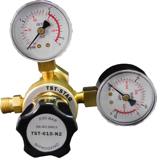 TST-610 Regulador de Nitrógeno, manorreductor con caudalímetro para soldadura