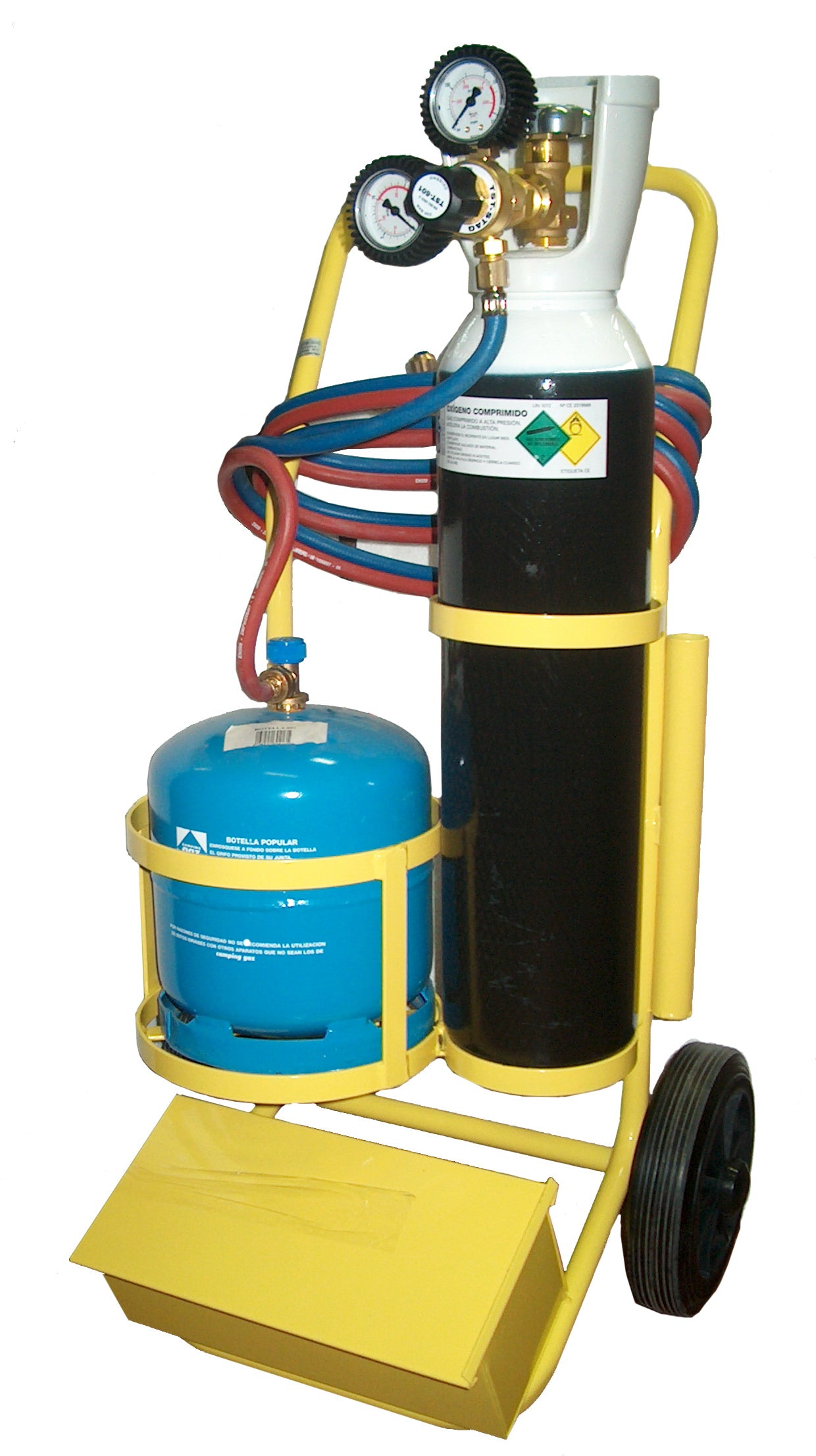 STS-FGR-1000C Equipo portátil para soldadura autógena Oxígeno Butano con cajón para herramientas