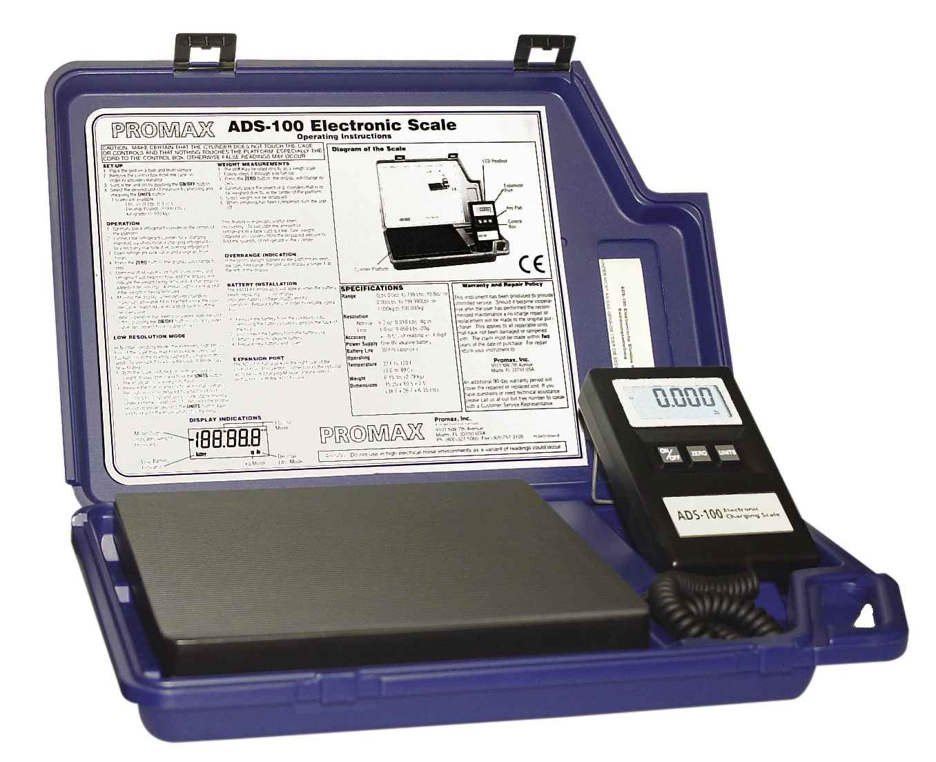 ADS-100 Balanza digital de carga vertical hasta 100 Kg