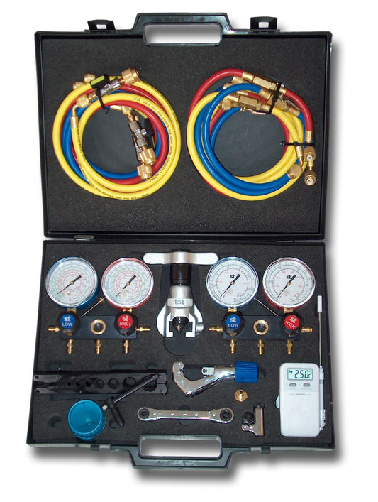 MOD-TST Maleta portaherramientas para: R410A, R134A, R404A Y R407C.