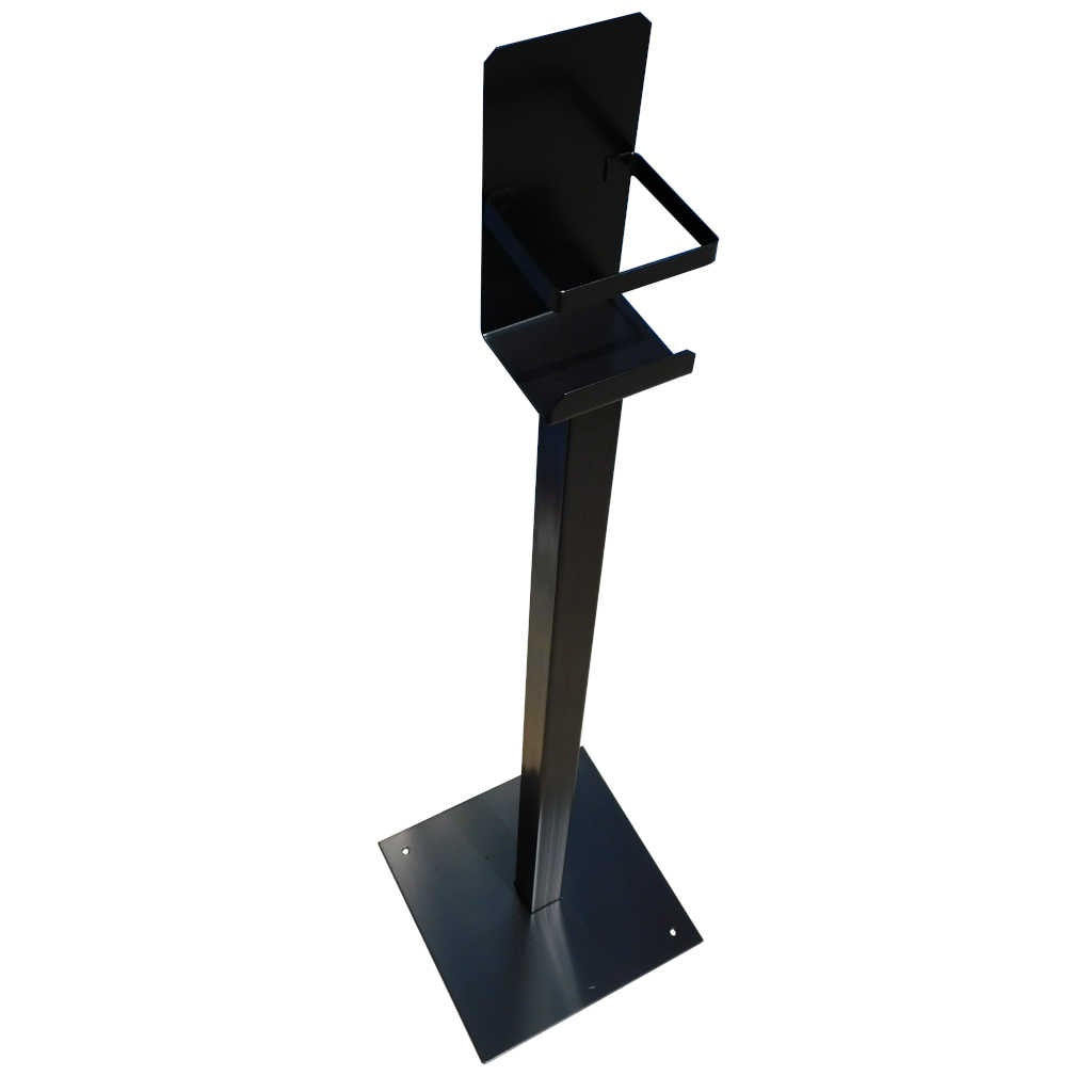 Soporte de pie 1100mm para dispensador de gel hidroalcohólico y otros desinfectantes de manos